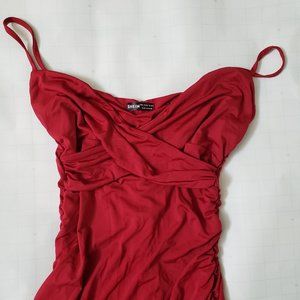 Shein Red Sexy Tight Bodycon Dress